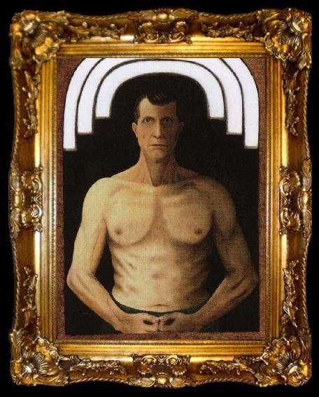 framed  John Kane Self-Portrait, ta009-2